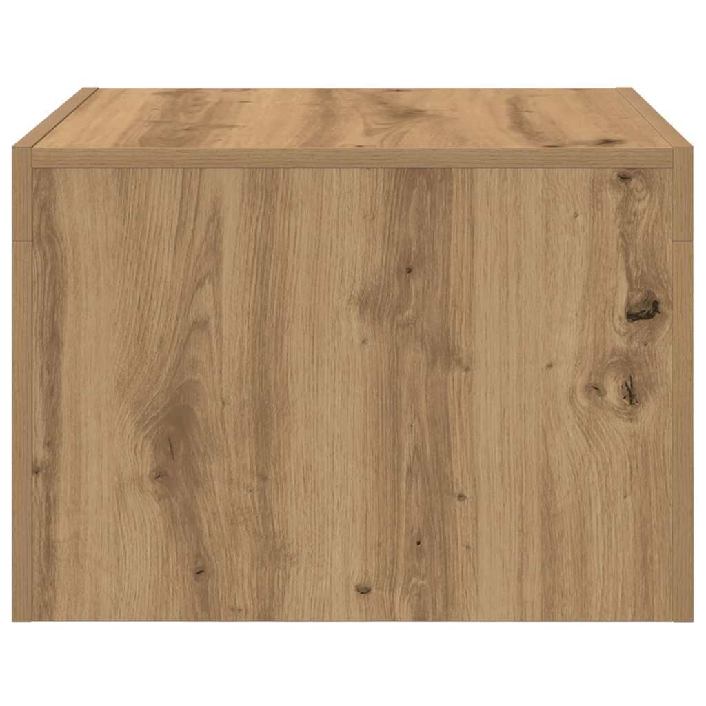 vidaXL Couchtisch Artisan-Eiche 50 x 50 x 35 cm Holzwerkstoff