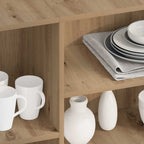 vidaXL Sideboard Artisan-Eiche 120 x 30 x 75 cm Holzwerkstoff