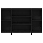vidaXL Sideboard Schwarz Eichen-Optik 120 x 30 x 75 cm Holzwerkstoff