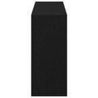 vidaXL Sideboard Schwarz Eichen-Optik 120 x 30 x 75 cm Holzwerkstoff