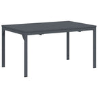 vidaXL Esstisch für draußen Faltbar Anthrazit 210 x 90 x 73 cm Stahl