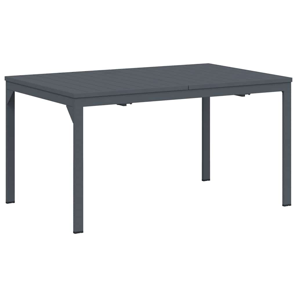 vidaXL Esstisch für draußen Faltbar Anthrazit 210 x 90 x 73 cm Stahl