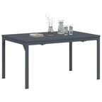 vidaXL Esstisch für draußen Faltbar Anthrazit 210 x 90 x 73 cm Stahl