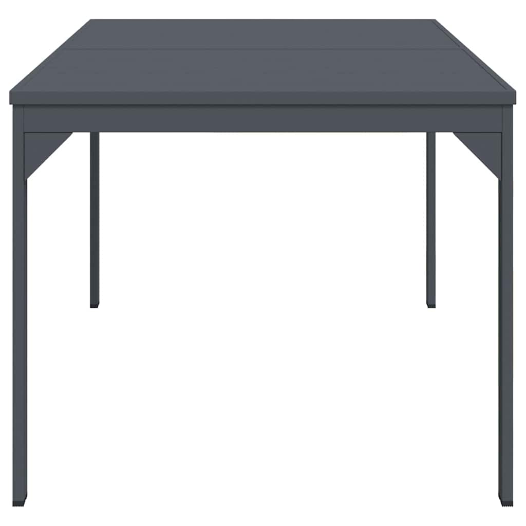 vidaXL Esstisch für draußen Faltbar Anthrazit 210 x 90 x 73 cm Stahl