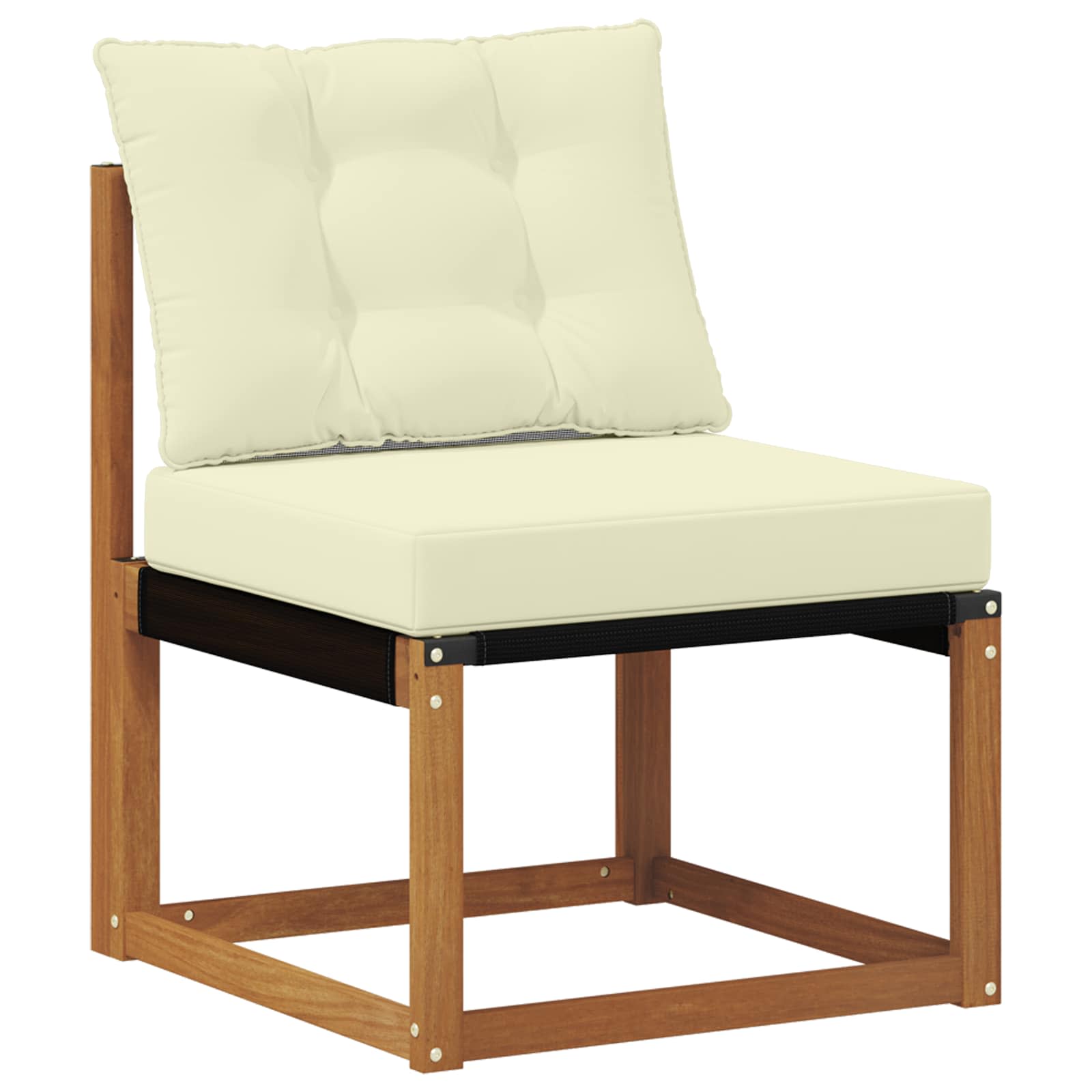 vidaXL Outdoor-Sofagarnitur 8 pcs Natur und Creme