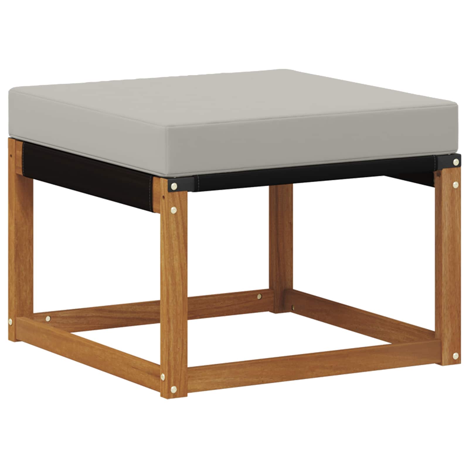 vidaXL Outdoor-Sofagarnitur 8 pcs Natürlich und Hellgrau