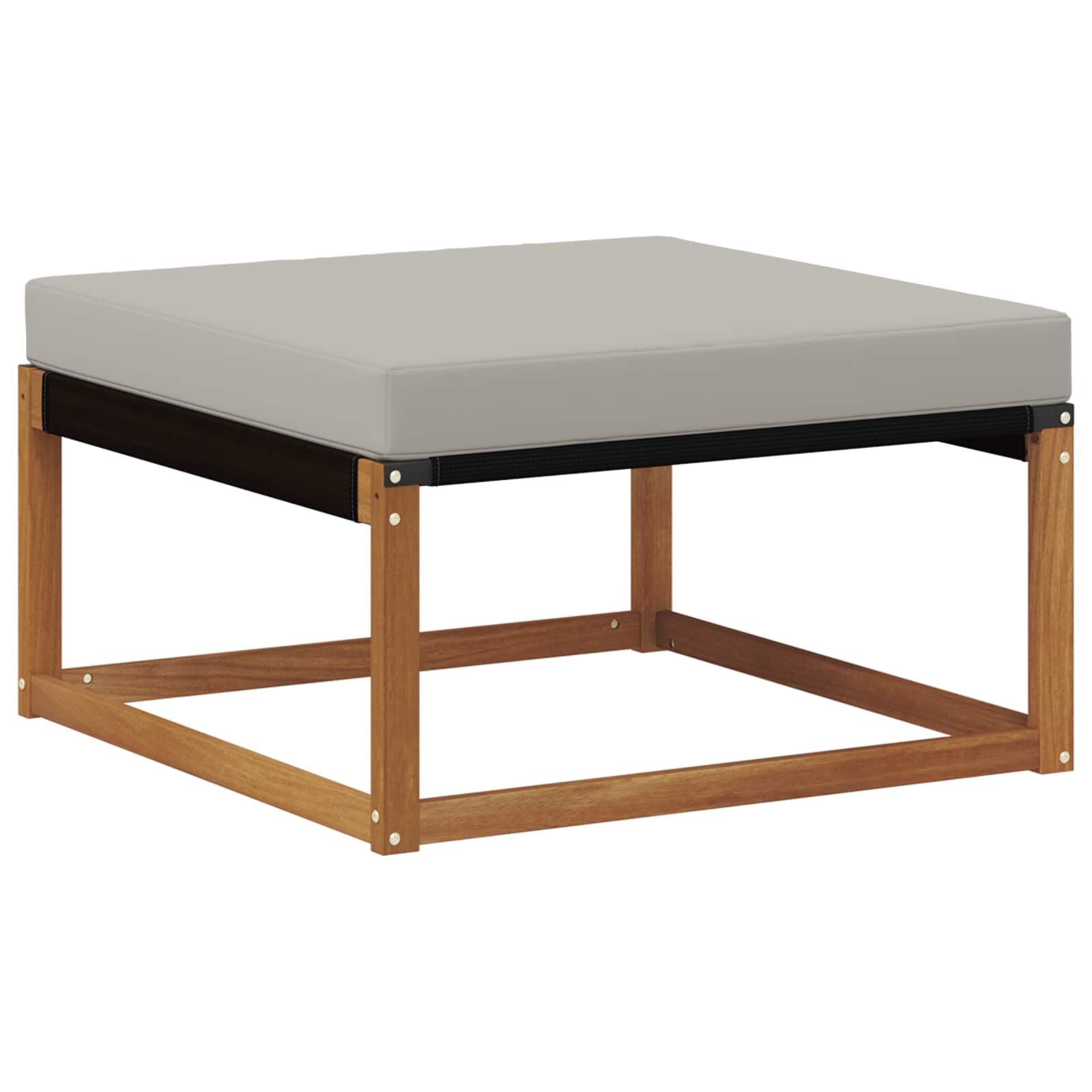 vidaXL Outdoor-Sofagarnitur 9 pcs Natürlich und Hellgrau