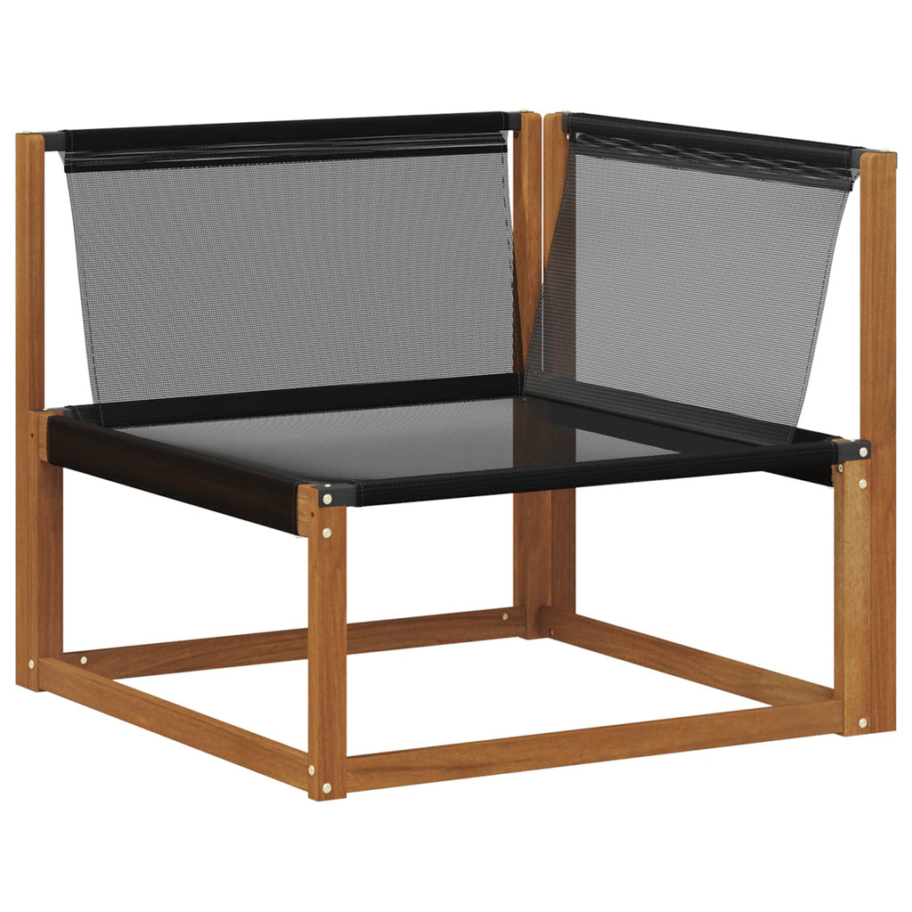 vidaXL Outdoor-Sofagarnitur mit Kissen 10 pcs Natürlich und Hellgrau