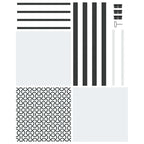 vidaXL Glastür Schwarz 76 x 3,5 x 201,5 cm Aluminium