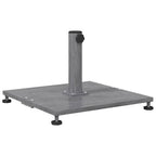 vidaXL Sonnenschirmständer Dunkelgraue Holzoptik 45 x 45 x 31 cm