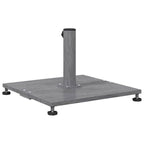 vidaXL Sonnenschirmständer Dunkelgraue Holzoptik 45 x 45 x 31 cm