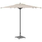 vidaXL Sonnenschirmständer Dunkelgraue Holzoptik 45 x 45 x 31 cm