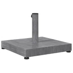 vidaXL Sonnenschirmständer Dunkelgrau Holzlook 45 x 45 x 31,5 cm