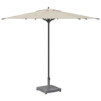 vidaXL Sonnenschirmständer Dunkelgrau Holzlook 45 x 45 x 31,5 cm