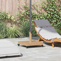 vidaXL Sonnenschirmständer Helles Holz 45 x 45 x 31,5 cm