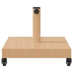 vidaXL Sonnenschirmständer Helles Holz 45 x 45 x 31,5 cm