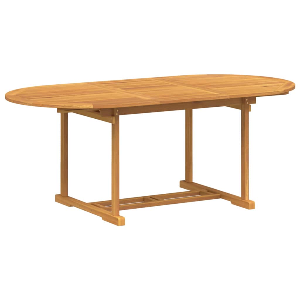 vidaXL Garten-Essgruppe 7 Stk. Braun Massives Teakholz