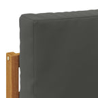 vidaXL Outdoor-Sofagarnitur 10 pcs Natur und Anthrazit