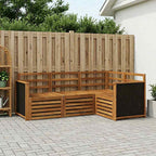 vidaXL Sofagarnituren 4 pcs Massivholz Akazie