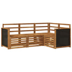 vidaXL Sofagarnituren 4 pcs Massivholz Akazie