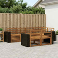 vidaXL Ecksofa Set 7 pcs Natur
