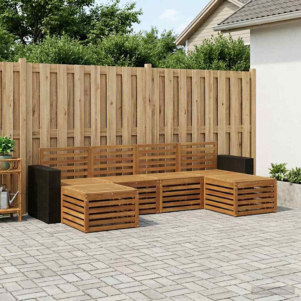 vidaXL Sofagarnituren 6 pcs Massivholz Akazie
