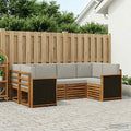 vidaXL Ecksofa Set mit Kissen 5 pcs