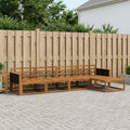 vidaXL Outdoor-Sofagarnitur 5 pcs Natur Massivholz Akazie