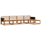 vidaXL Outdoor-Sofagarnitur 5 pcs Natur Massivholz Akazie