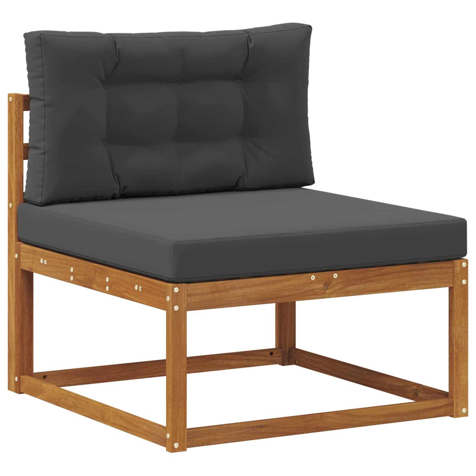 vidaXL Outdoor-Sofagarnitur 5 pcs Natur und Anthrazit