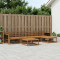 vidaXL Outdoor-Sofagarnitur 6 pcs Natur Massivholz Akazie