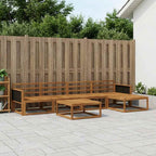 vidaXL Outdoor-Sofagarnitur 6 pcs Natur Massivholz Akazie