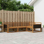 vidaXL Outdoor-Sofagarnitur 4 pcs Natur Massivholz Akazie