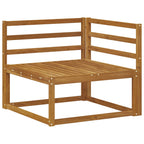 vidaXL Outdoor-Sofagarnitur 7 pcs Natur Massivholz Akazie