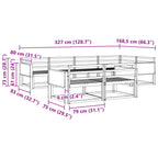 vidaXL Outdoor-Sofagarnitur 8 pcs Natur Massivholz Akazie