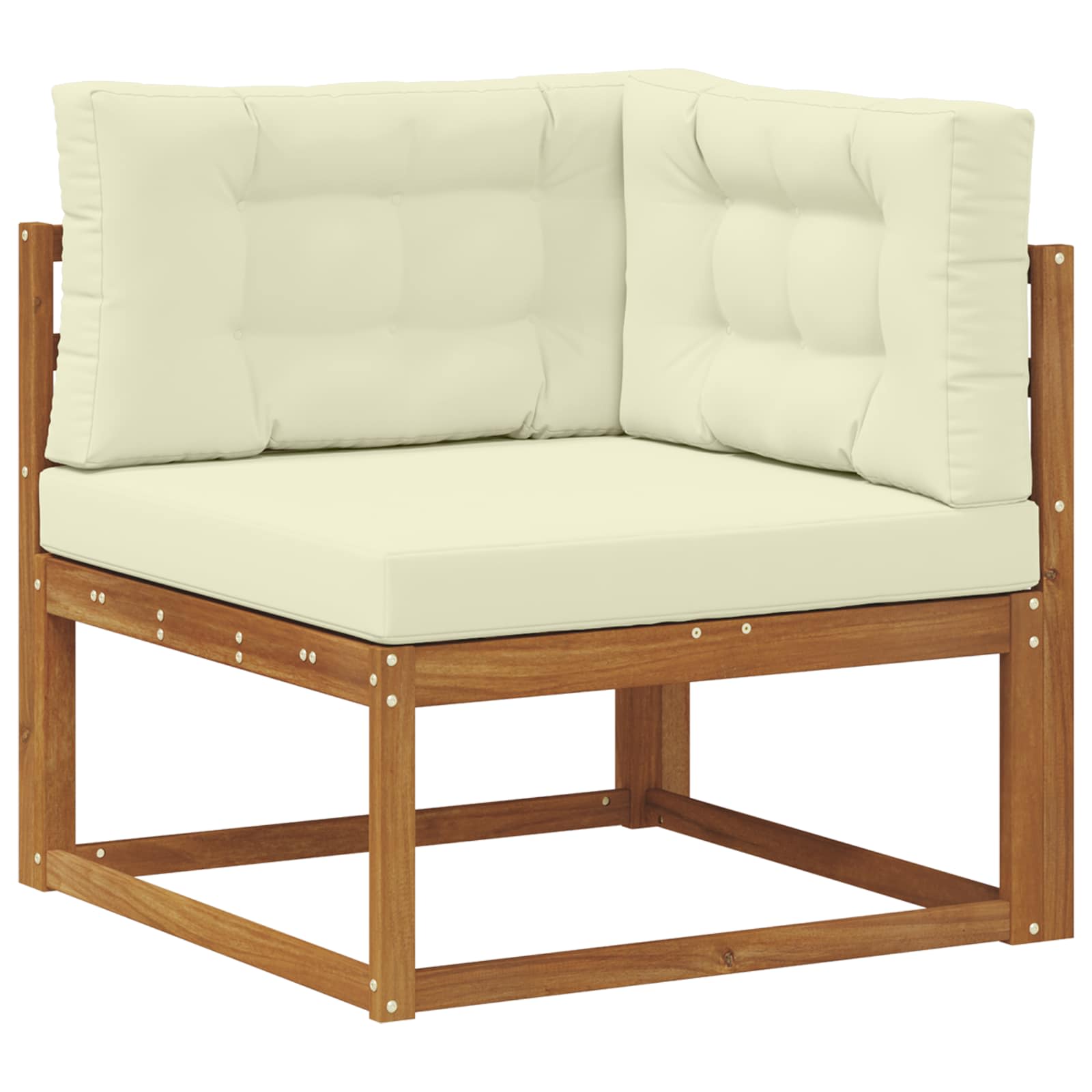 vidaXL Outdoor-Sofagarnitur mit Kissen 9 pcs Massivholz Akazie