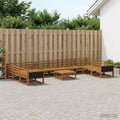 vidaXL Outdoor-Sofagarnitur 11 pcs Natur Massivholz Akazie