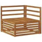 vidaXL Outdoor-Sofagarnitur 5 pcs Natur 79 x 79 x 37 cm