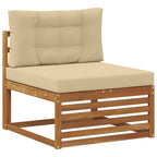 vidaXL Outdoor-Sofagarnitur mit Kissen 7 pcs