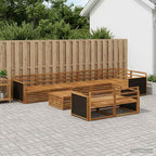 vidaXL Outdoor-Sofagarnitur 9 pcs