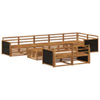 vidaXL Outdoor-Sofagarnitur 9 pcs