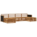 vidaXL Sofagarnituren 6 pcs Massivholz Akazie
