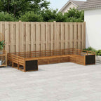vidaXL Sofagarnituren 10 pcs Massivholz Akazie