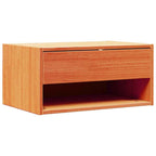 vidaXL Nachttisch Wachsbraun 50 x 32,5 x 24 cm Massivholz Kiefer
