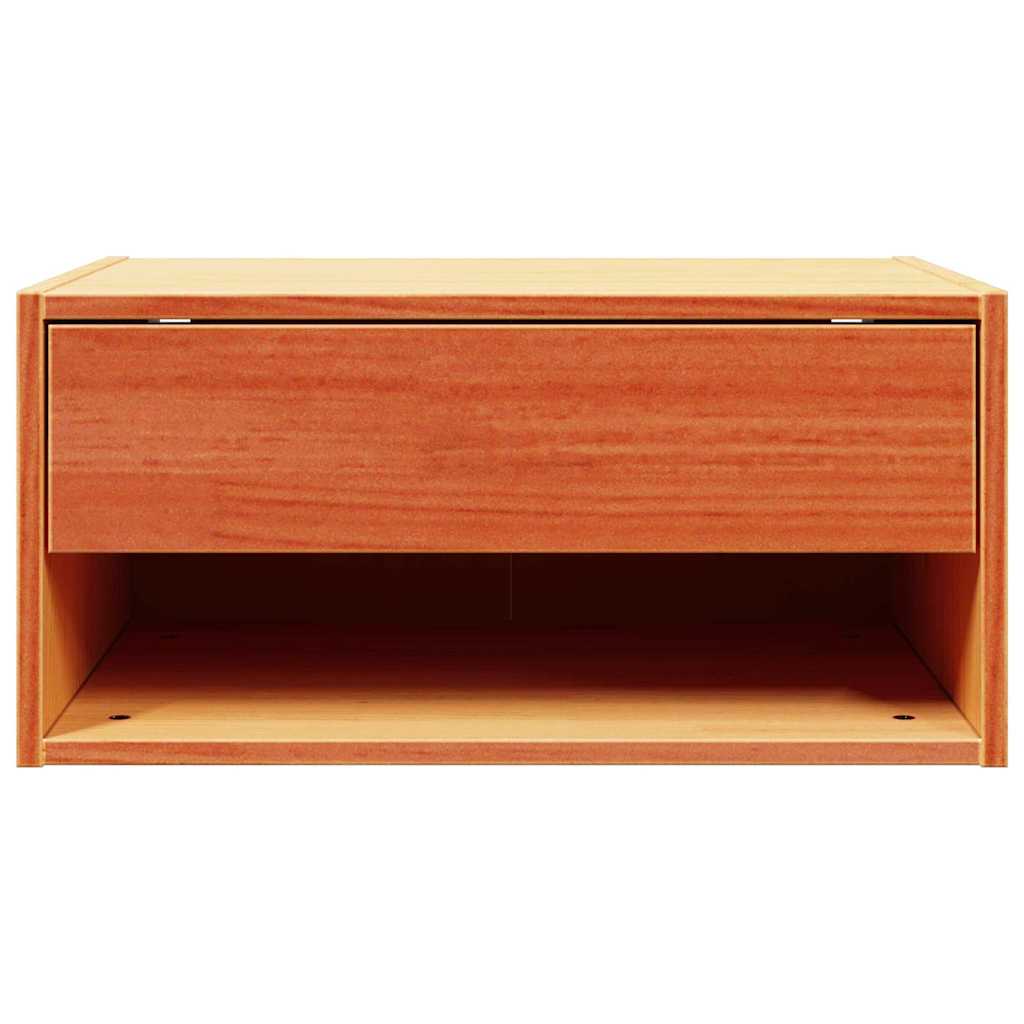 vidaXL Nachttisch Wachsbraun 50 x 32,5 x 24 cm Massivholz Kiefer