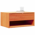 vidaXL Nachttisch Wachsbraun 50 x 32,5 x 24 cm Massivholz Kiefer