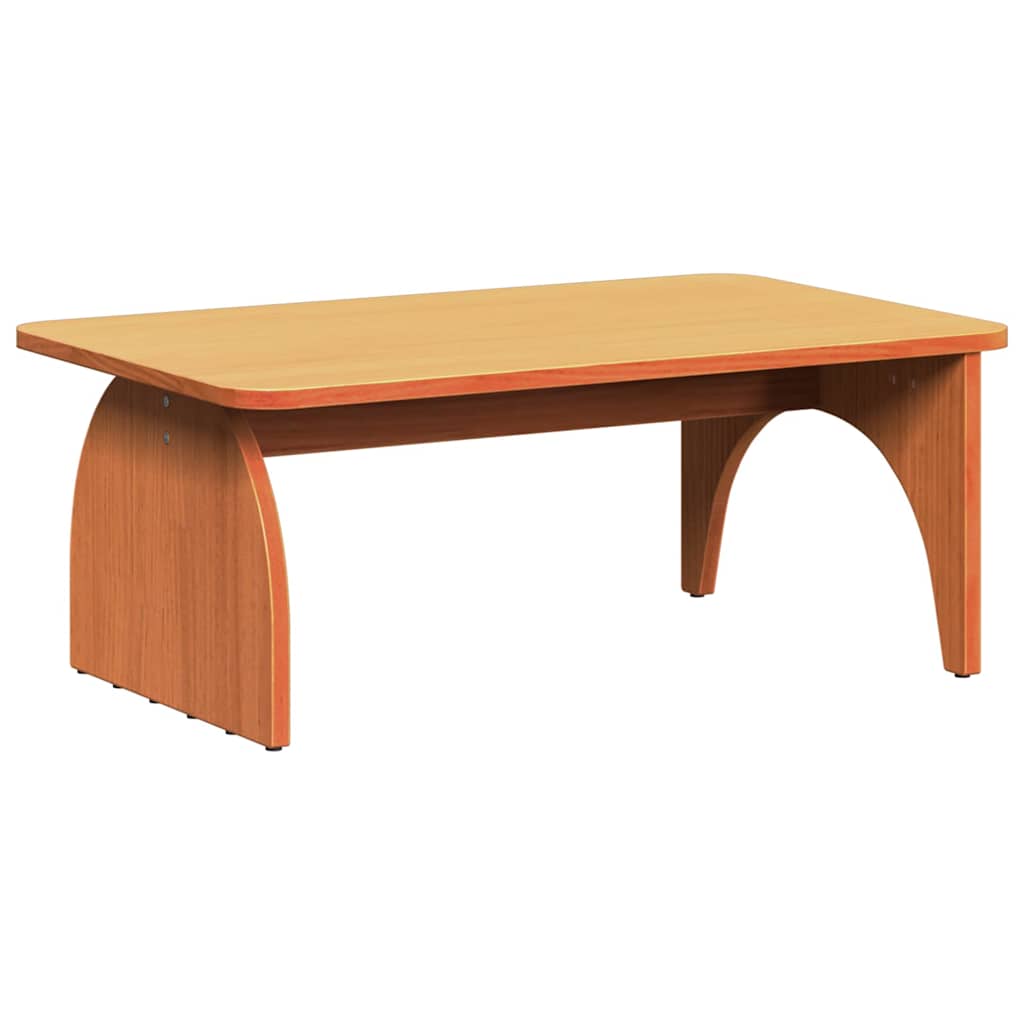 vidaXL Couchtisch Wachsbraun 80 x 50 x 31 cm Massivholz Kiefer