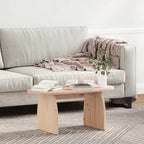 vidaXL Couchtisch Braun 80 x 40 x 35 cm Massives Kiefernholz