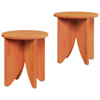 vidaXL Couchtisch 2 pcs Wachsbraun