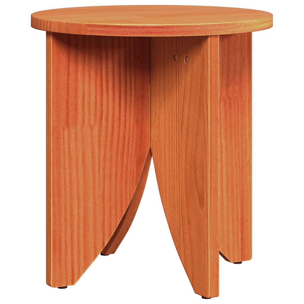 vidaXL Couchtisch 2 pcs Wachsbraun